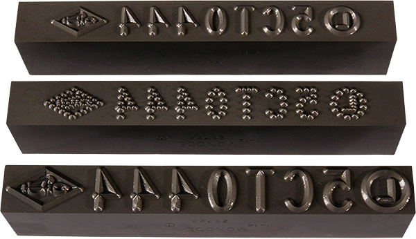 Punch Sets - Steel Hand Stamps - Standard